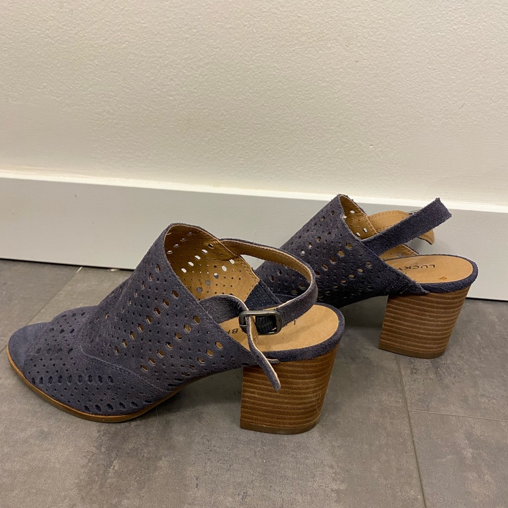 Lucky block heeled sandal